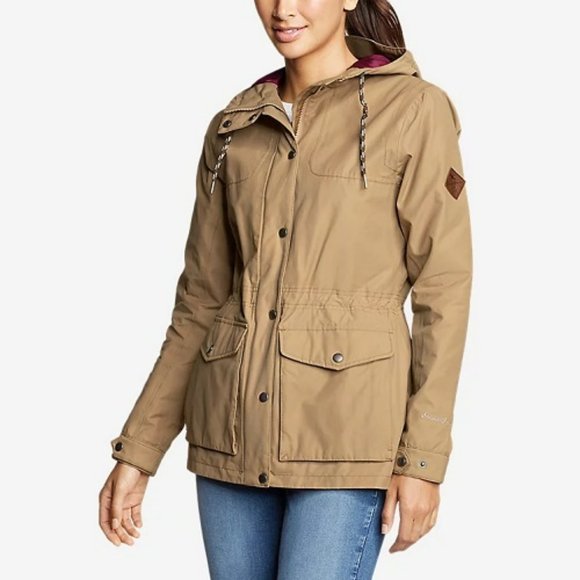 Eddie Bauer Jackets & Blazers - Eddie Bauer Charly Flax Anorak Jacket NWT S